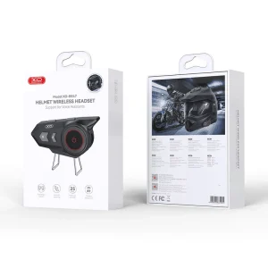 هدست بلوتوثی کلاه ایمنی ایکس او مدل BE47 بدون نویز کنسلینگ، درگاه شارژ USB Type-C، دارای قابلیت اتصال هم‌زمان به دو دستگاه، تا 25 ساعت مکالمه، ضدآب با گواهی IPX6