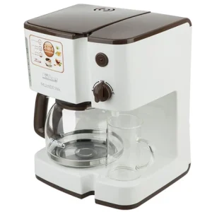قهوه‌ساز فلر مدل CMT 90، ظرفیت دم‌آوری ده فنجان با فیلتر دائمی، دارای صفحه گرم نگهدارنده قهوه