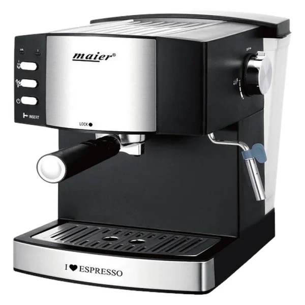 قهوهساز مایر مدل 442، با فیلتر کربنی، دارای کف ساز شیر