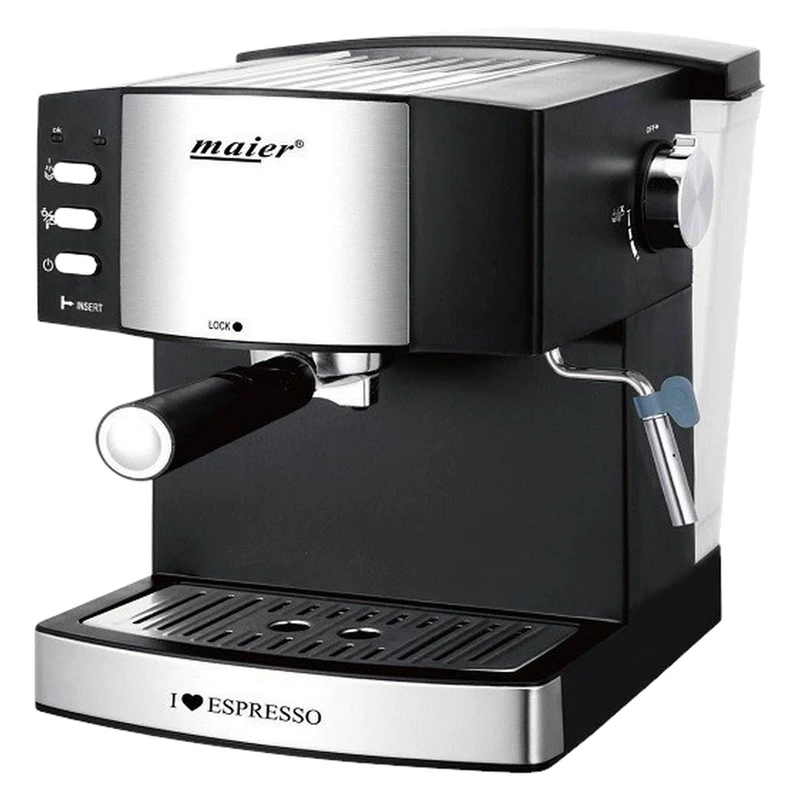 قهوهساز مایر مدل 442، با فیلتر کربنی، دارای کف ساز شیر