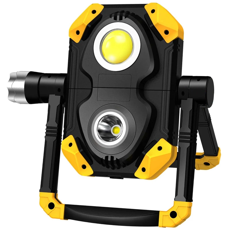 نورافکن دستی توبیز مدل 3 کاره کد 1716 با نور چند رنگ