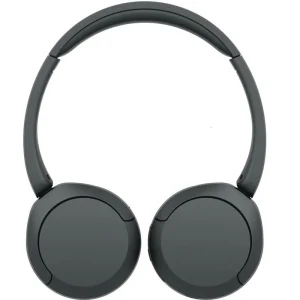 هدفون بلوتوثی سونی مدل WH-CH520 با نویز کنسلینگ فعال (ANC)، درگاه شارژ USB Type-C، دارای پشتیبانی از دستیار صوتی Google Assistant و Siri، طراحی چرخشی برای حمل و نگهداری آسان