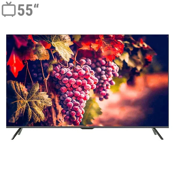 تلویزیون هوشمند ال ای دی ایکس ویژن مدل 55XYU775 سایز 55 اینچ با کیفیت تصویر 4K، سیستمعامل Android، دارای منوی فارسی، تلهتکست، پخش آینهای (Screen Mirroring)، پنل IPS level panel، پردازنده 4 هستهای، حداکثر نرخ بهروزرسانی 60 هرتز، پشتیبانی از HDR10