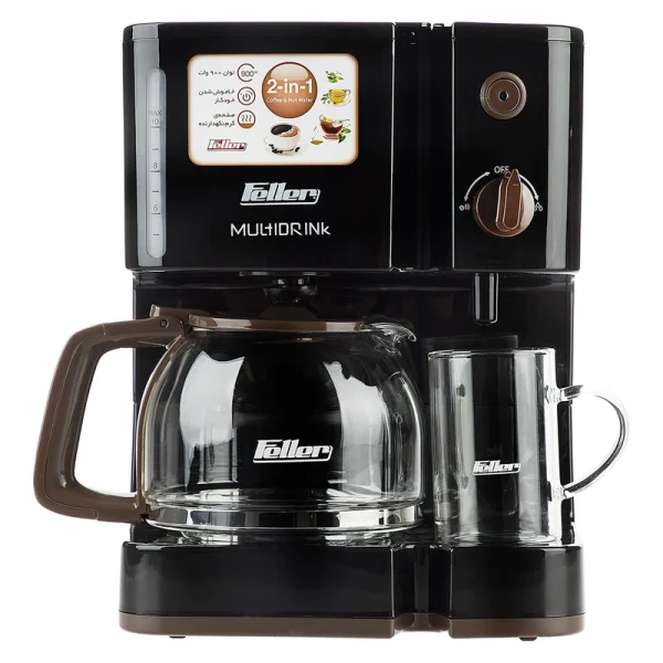 قهوهساز فلر مدل CMT 90، ظرفیت دمآوری ده فنجان با فیلتر دائمی، دارای صفحه گرم نگهدارنده قهوه