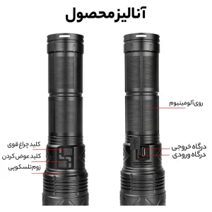 چراغ قوه دستی زینگارو مدل G500